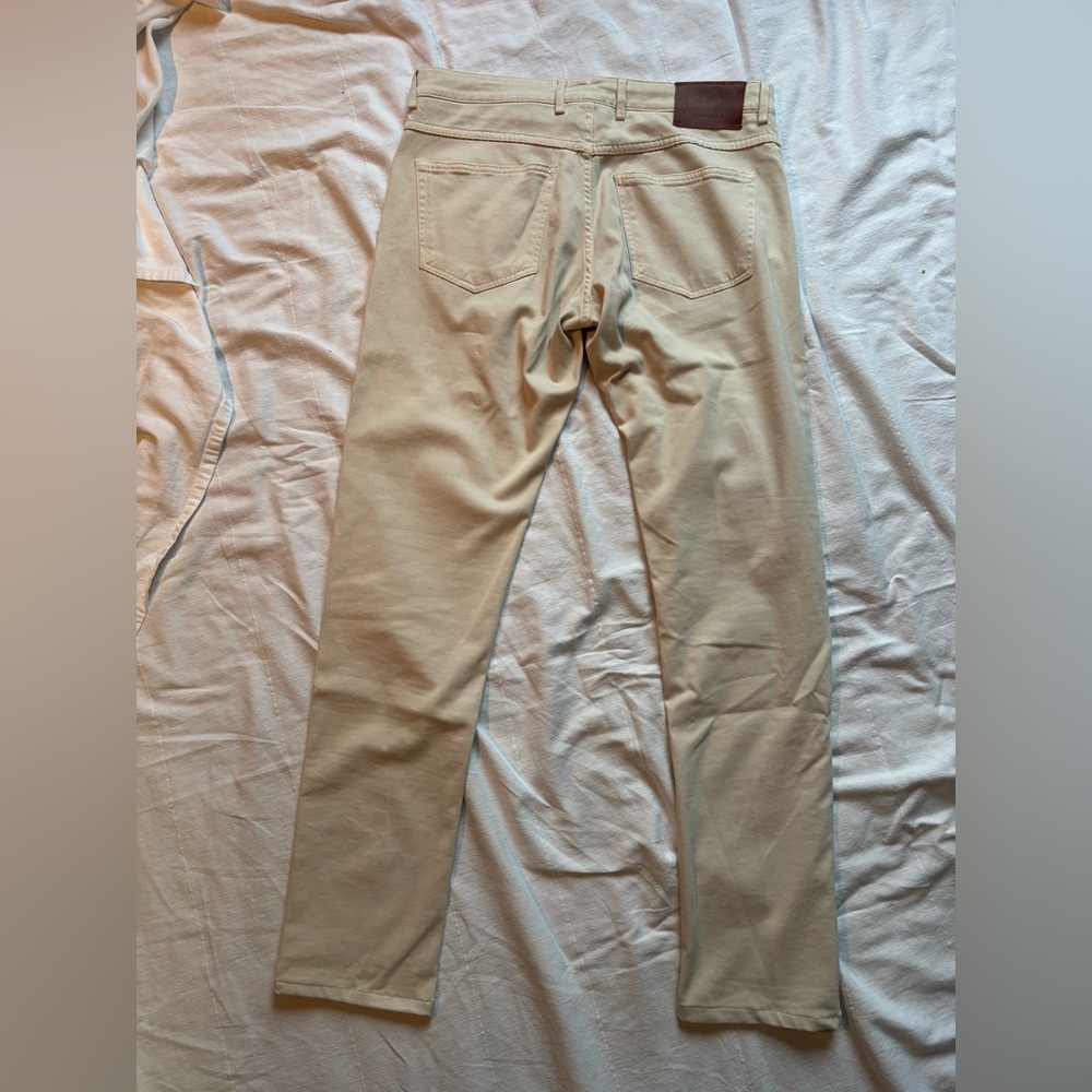 Canali Light Tan Trousers - Picture 4 of 11
